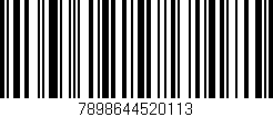 Código de barras (EAN, GTIN, SKU, ISBN): '7898644520113'