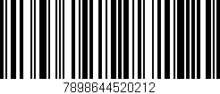 Código de barras (EAN, GTIN, SKU, ISBN): '7898644520212'