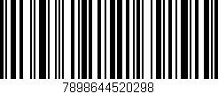 Código de barras (EAN, GTIN, SKU, ISBN): '7898644520298'
