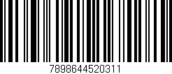 Código de barras (EAN, GTIN, SKU, ISBN): '7898644520311'