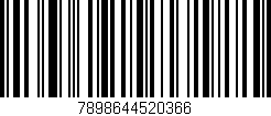 Código de barras (EAN, GTIN, SKU, ISBN): '7898644520366'