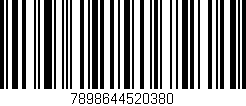 Código de barras (EAN, GTIN, SKU, ISBN): '7898644520380'