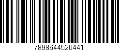 Código de barras (EAN, GTIN, SKU, ISBN): '7898644520441'