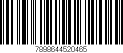 Código de barras (EAN, GTIN, SKU, ISBN): '7898644520465'