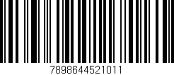 Código de barras (EAN, GTIN, SKU, ISBN): '7898644521011'