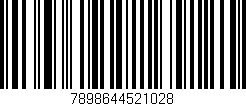 Código de barras (EAN, GTIN, SKU, ISBN): '7898644521028'