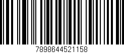 Código de barras (EAN, GTIN, SKU, ISBN): '7898644521158'
