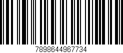 Código de barras (EAN, GTIN, SKU, ISBN): '7898644967734'