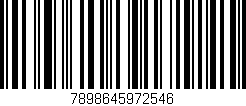 Código de barras (EAN, GTIN, SKU, ISBN): '7898645972546'