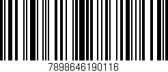 Código de barras (EAN, GTIN, SKU, ISBN): '7898646190116'