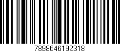 Código de barras (EAN, GTIN, SKU, ISBN): '7898646192318'