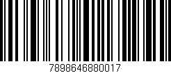 Código de barras (EAN, GTIN, SKU, ISBN): '7898646880017'