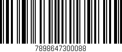Código de barras (EAN, GTIN, SKU, ISBN): '7898647300088'