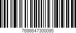 Código de barras (EAN, GTIN, SKU, ISBN): '7898647300095'
