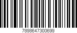 Código de barras (EAN, GTIN, SKU, ISBN): '7898647300699'