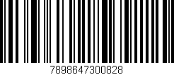 Código de barras (EAN, GTIN, SKU, ISBN): '7898647300828'