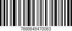 Código de barras (EAN, GTIN, SKU, ISBN): '7898648470063'