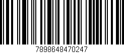 Código de barras (EAN, GTIN, SKU, ISBN): '7898648470247'