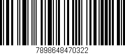 Código de barras (EAN, GTIN, SKU, ISBN): '7898648470322'