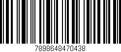 Código de barras (EAN, GTIN, SKU, ISBN): '7898648470438'