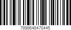 Código de barras (EAN, GTIN, SKU, ISBN): '7898648470445'