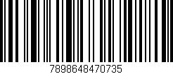 Código de barras (EAN, GTIN, SKU, ISBN): '7898648470735'