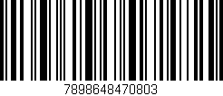 Código de barras (EAN, GTIN, SKU, ISBN): '7898648470803'