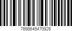 Código de barras (EAN, GTIN, SKU, ISBN): '7898648470926'