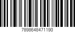 Código de barras (EAN, GTIN, SKU, ISBN): '7898648471190'