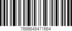 Código de barras (EAN, GTIN, SKU, ISBN): '7898648471664'