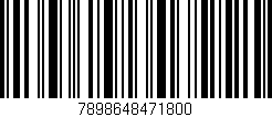 Código de barras (EAN, GTIN, SKU, ISBN): '7898648471800'