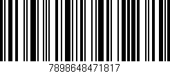 Código de barras (EAN, GTIN, SKU, ISBN): '7898648471817'
