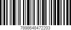 Código de barras (EAN, GTIN, SKU, ISBN): '7898648472203'