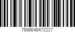 Código de barras (EAN, GTIN, SKU, ISBN): '7898648472227'