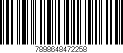 Código de barras (EAN, GTIN, SKU, ISBN): '7898648472258'