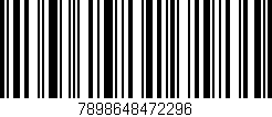 Código de barras (EAN, GTIN, SKU, ISBN): '7898648472296'