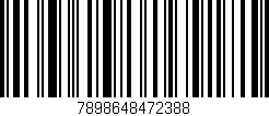 Código de barras (EAN, GTIN, SKU, ISBN): '7898648472388'
