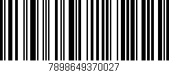 Código de barras (EAN, GTIN, SKU, ISBN): '7898649370027'