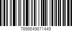Código de barras (EAN, GTIN, SKU, ISBN): '7898649871449'