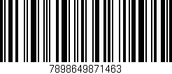 Código de barras (EAN, GTIN, SKU, ISBN): '7898649871463'