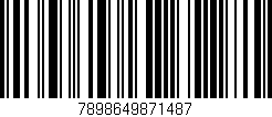 Código de barras (EAN, GTIN, SKU, ISBN): '7898649871487'