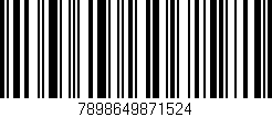 Código de barras (EAN, GTIN, SKU, ISBN): '7898649871524'