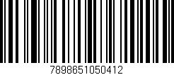 Código de barras (EAN, GTIN, SKU, ISBN): '7898651050412'