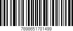 Código de barras (EAN, GTIN, SKU, ISBN): '7898651701499'