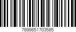 Código de barras (EAN, GTIN, SKU, ISBN): '7898651703585'