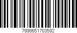 Código de barras (EAN, GTIN, SKU, ISBN): '7898651703592'