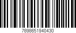Código de barras (EAN, GTIN, SKU, ISBN): '7898651940430'