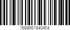Código de barras (EAN, GTIN, SKU, ISBN): '7898651940454'