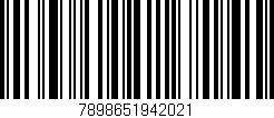 Código de barras (EAN, GTIN, SKU, ISBN): '7898651942021'
