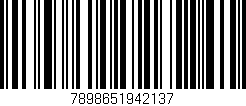 Código de barras (EAN, GTIN, SKU, ISBN): '7898651942137'